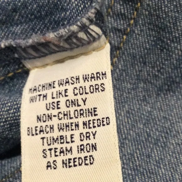 Cabin Creek Large Blue Denim Jacket - Picture 10 of 13